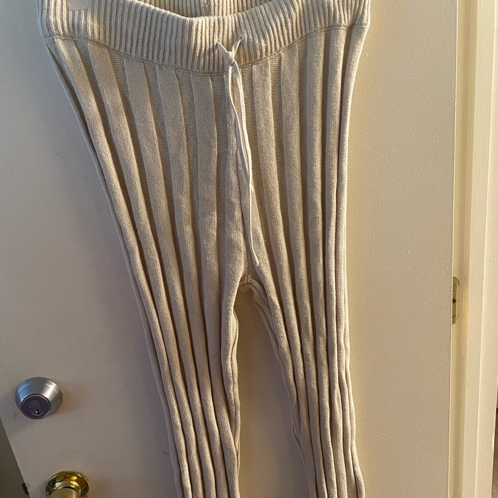 Knit Flare Pants